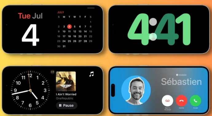 犍为苹果手机维修分享iOS17横屏充电待机显示有什么好处 