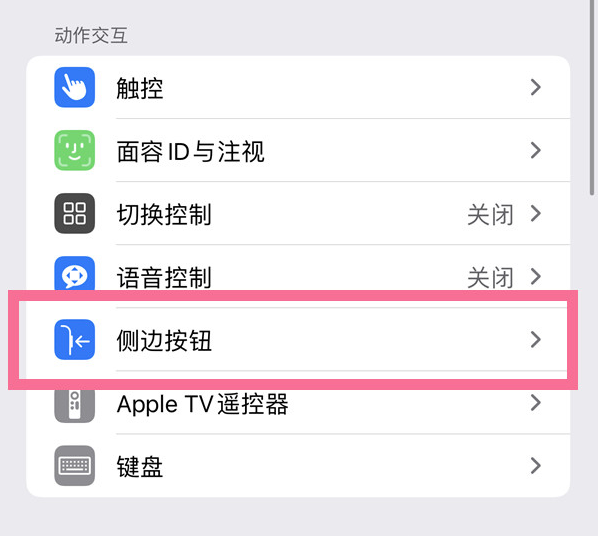 犍为苹果14维修店分享iPhone14 Plus侧键双击下载功能关闭方法 