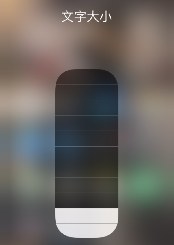 犍为苹果手机维修分享小技巧：在 iPhone 控制中心快速调节字体大小 